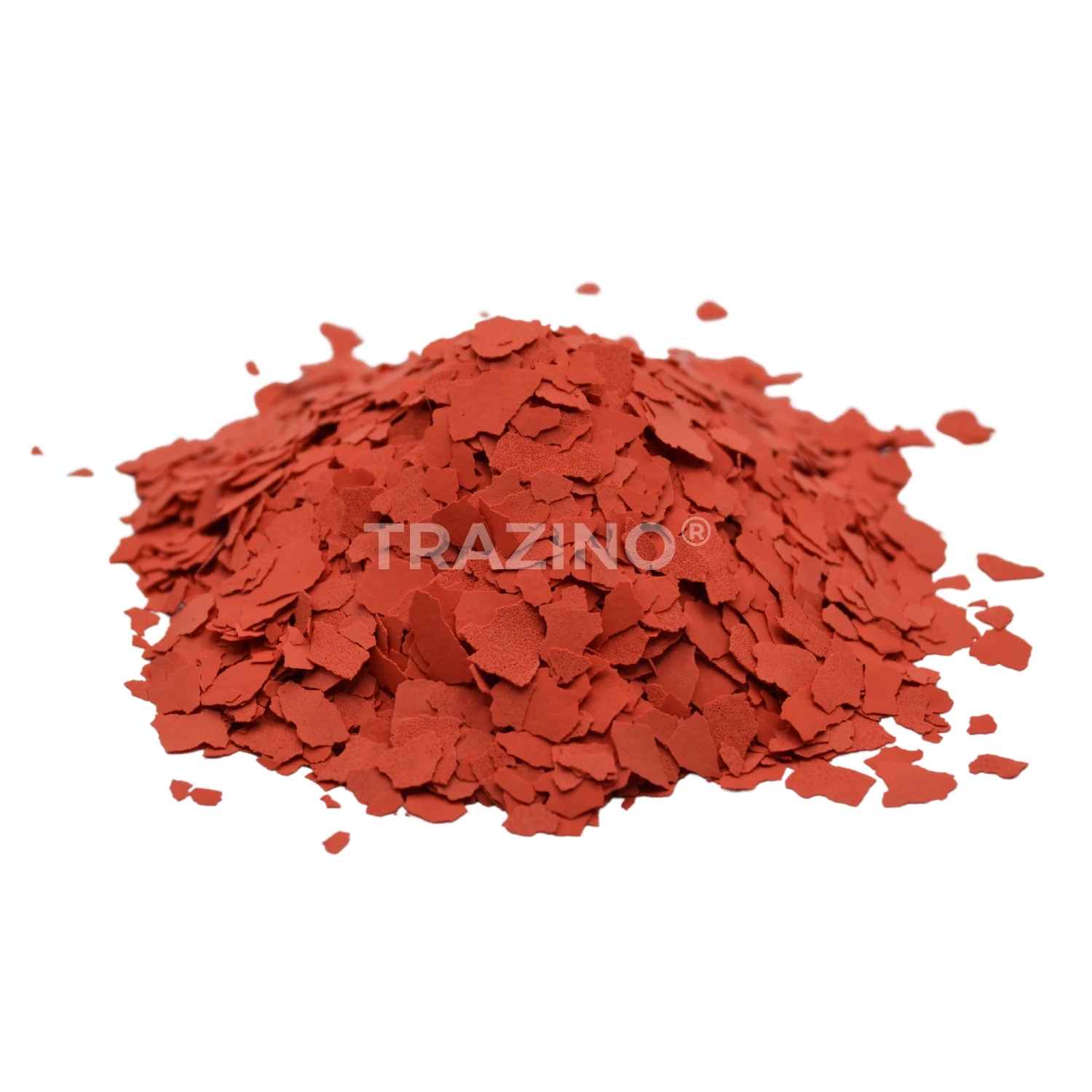 Trazino® Farbchips in Korallenrot zum Einstreuen für Beschichtungen Trazino® Farbchips in Korallenrot zum Einstreuen für Beschichtungen